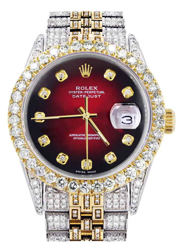 iced out rolex (red face)